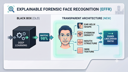 Explainable Forensic Face Recognition (EFFR) Based on FISWG Features